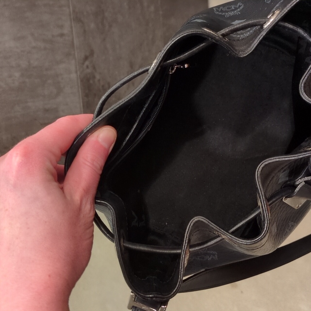 MCM Black Bucket Bag - Picture 8 of 11